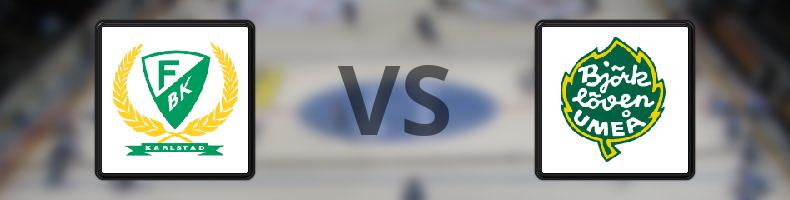 Färjestad - Björklöven odds, speltips, resultat i SHL