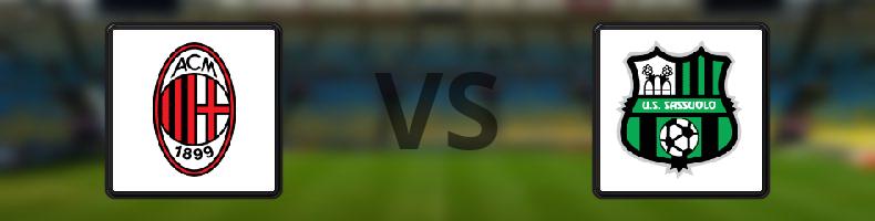 Milan - Sassuolo odds, speltips, resultat i Serie A