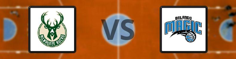 Milwaukee Bucks - Orlando Magic odds, speltips, resultat i NBA