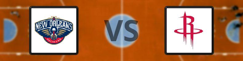 New Orleans Pelicans - Houston Rockets odds, speltips, resultat i NBA