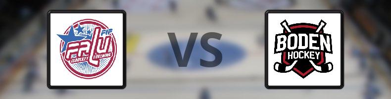 Falu IF - Bodens HF odds, speltips, resultat i HockeyEttan