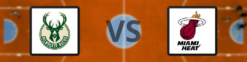 Milwaukee Bucks - Miami Heat odds, speltips, resultat i NBA