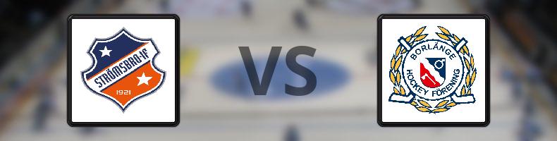 Strömsbro IF - Borlänge HF odds, speltips, resultat i HockeyEttan