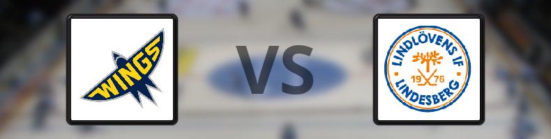 Wings HC Arlanda - Lindlövens IF odds, speltips, resultat i HockeyEttan