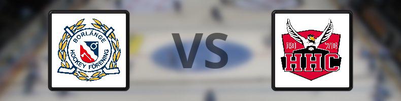 Borlänge HF - Hudiksvalls HC odds, speltips, resultat i HockeyEttan