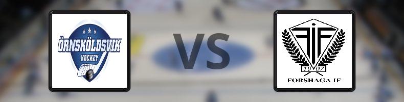 Örnsköldsviks SK - Forshaga IF odds, speltips, resultat i HockeyEttan