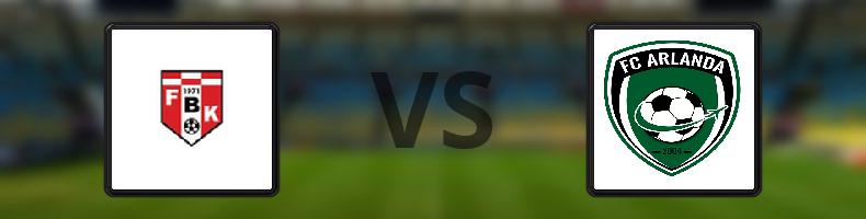 FBK Karlstad - FC Arlanda odds, speltips, resultat i Division 1