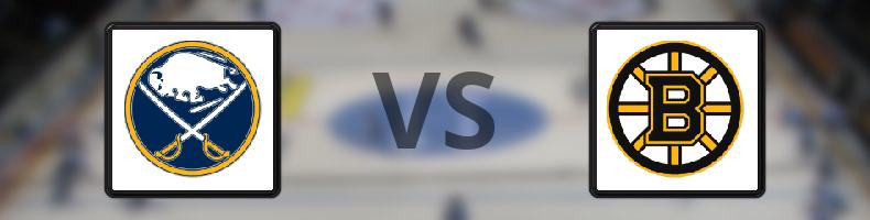 Buffalo Sabres - Boston Bruins odds, speltips, resultat i NHL