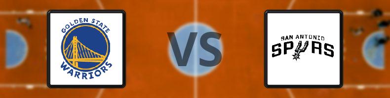 Golden State Warriors - San Antonio Spurs odds, speltips, resultat i NBA