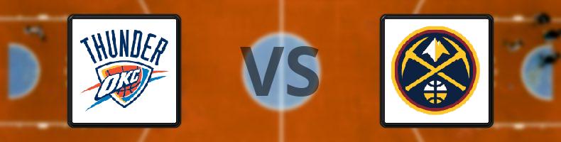 Oklahoma City Thunder - Denver Nuggets odds, speltips, resultat i NBA