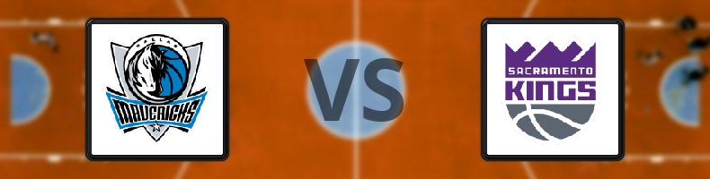 Dallas Mavericks - Sacramento Kings odds, speltips, resultat i NBA