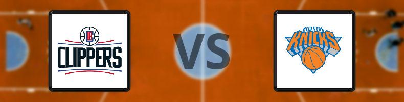 Los Angeles Clippers - New York Knicks odds, speltips, resultat i NBA