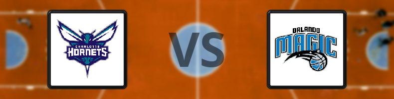 Charlotte Hornets - Orlando Magic odds, speltips, resultat i NBA