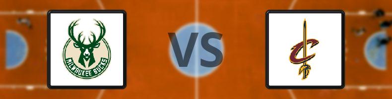 Milwaukee Bucks - Cleveland Cavaliers odds, speltips, resultat i NBA