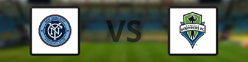 New York City FC - Seattle Sounders odds, speltips, resultat i MLS