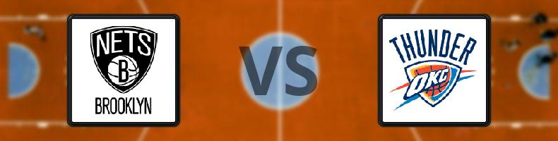 Brooklyn Nets - Oklahoma City Thunder odds, speltips, resultat i NBA