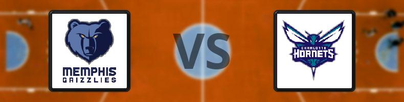 Memphis Grizzlies - Charlotte Hornets odds, speltips, resultat i NBA