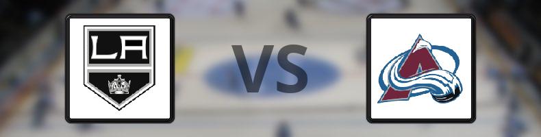Los Angeles Kings - Colorado Avalanche odds, speltips, resultat i NHL