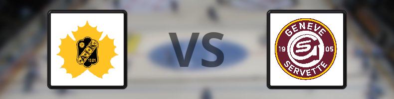 Skellefteå - Geneve-Servette HC odds, speltips, resultat i CHL