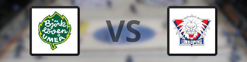 Björklöven - Linköping odds, speltips, resultat i SHL