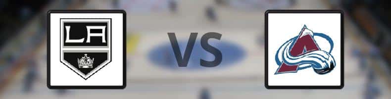 Los Angeles Kings - Colorado Avalanche odds, speltips, resultat i NHL