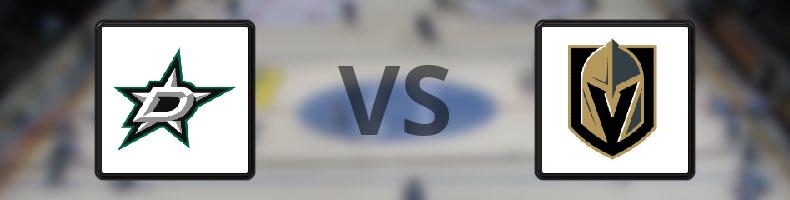 Dallas Stars - Vegas Golden Knights odds, speltips, resultat i NHL
