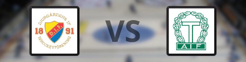 Djurgården - Tingsryd odds, speltips, resultat i HockeyAllsvenskan