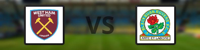 West Ham - Blackburn odds, speltips, resultat i EFL Championship