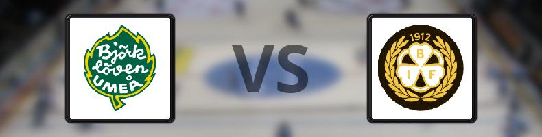 Björklöven - Brynäs odds, speltips, resultat i SHL