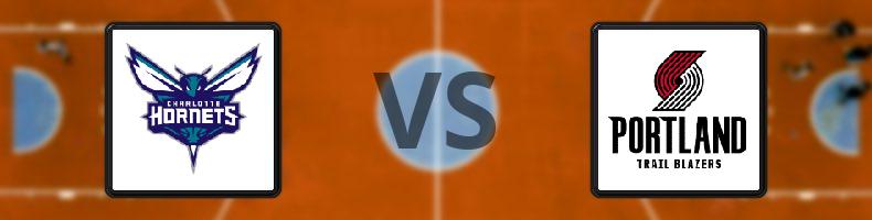 Charlotte Hornets - Portland Trail Blazers odds, speltips, resultat i NBA