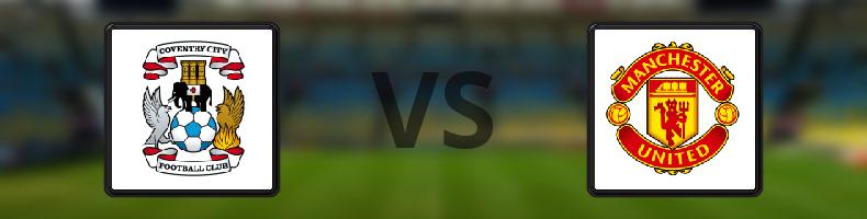 Coventry - Manchester United odds, speltips, resultat i Premier League