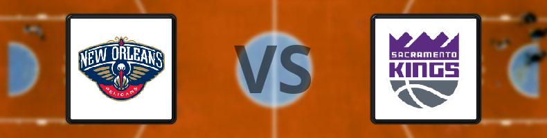 New Orleans Pelicans - Sacramento Kings odds, speltips, resultat i NBA