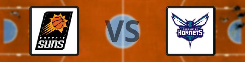 Phoenix Suns - Charlotte Hornets odds, speltips, resultat i NBA