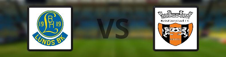 Lunds BK - Kristianstads FF odds, speltips, resultat i Division 1