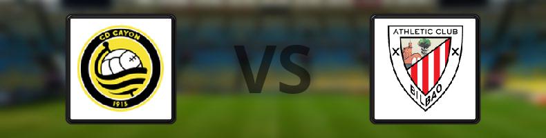 Cayon - Athletic Bilbao odds, speltips, resultat i Copa del Rey