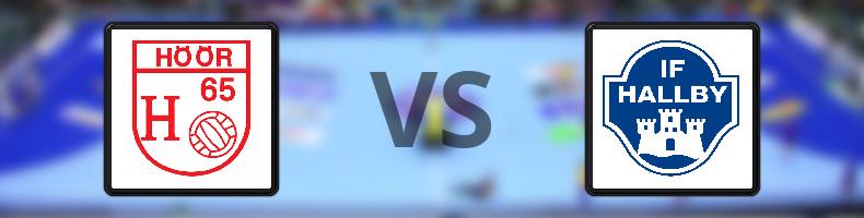 H 65 Höör - IF Hallby HK odds, speltips, resultat i Handbollsligan damer
