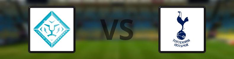 London City Lionesses - Tottenham Hotspur odds, speltips, resultat i FA Women