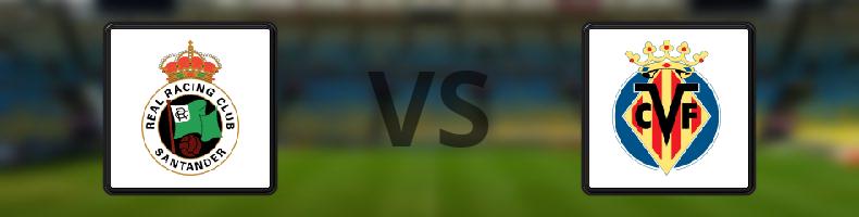 Racing Santander - Villarreal odds, speltips, resultat i La Liga