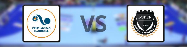 Kristianstad HK - Boden Handboll IF odds, speltips, resultat i Handbollsligan damer