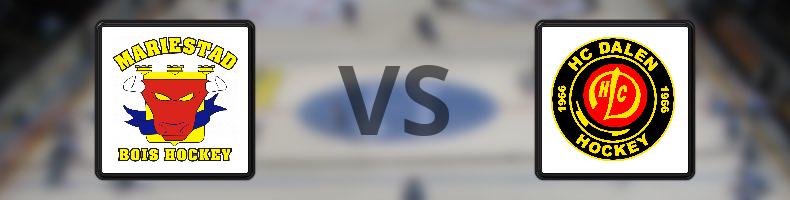 Mariestad - HC Dalen odds, speltips, resultat i HockeyEttan