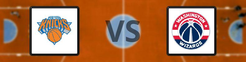 New York Knicks - Washington Wizards odds, speltips, resultat i NBA