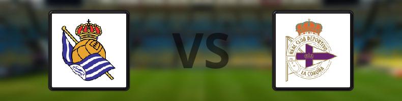 Real Sociedad - Deportivo La Coruna odds, speltips, resultat i La Liga