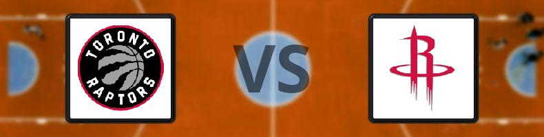 Toronto Raptors - Houston Rockets odds, speltips, resultat i NBA