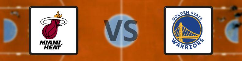 Miami Heat - Golden State Warriors odds, speltips, resultat i NBA