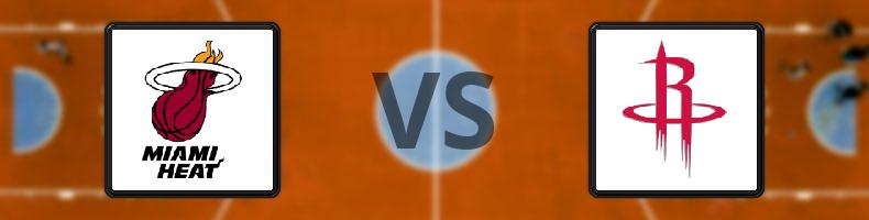 Miami Heat - Houston Rockets odds, speltips, resultat i NBA