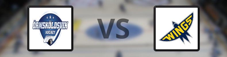 Örnsköldsviks SK - Wings HC Arlanda odds, speltips, resultat i HockeyEttan