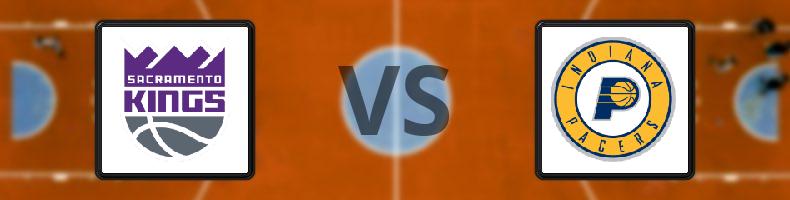 Sacramento Kings - Indiana Pacers odds, speltips, resultat i NBA