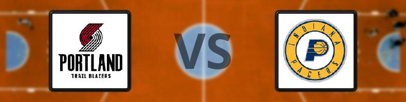 Portland Trail Blazers - Indiana Pacers odds, speltips, resultat i NBA