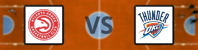 Atlanta Hawks - Oklahoma City Thunder odds, speltips, resultat i NBA