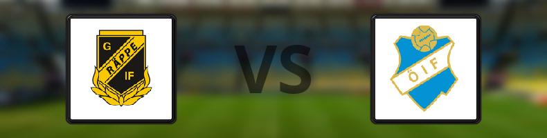Räppe GOIF - Öster odds, speltips, resultat i Svenska Cupen